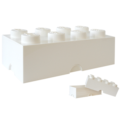 LEGO úložný box 250 x 500 x 180 mm - bílá