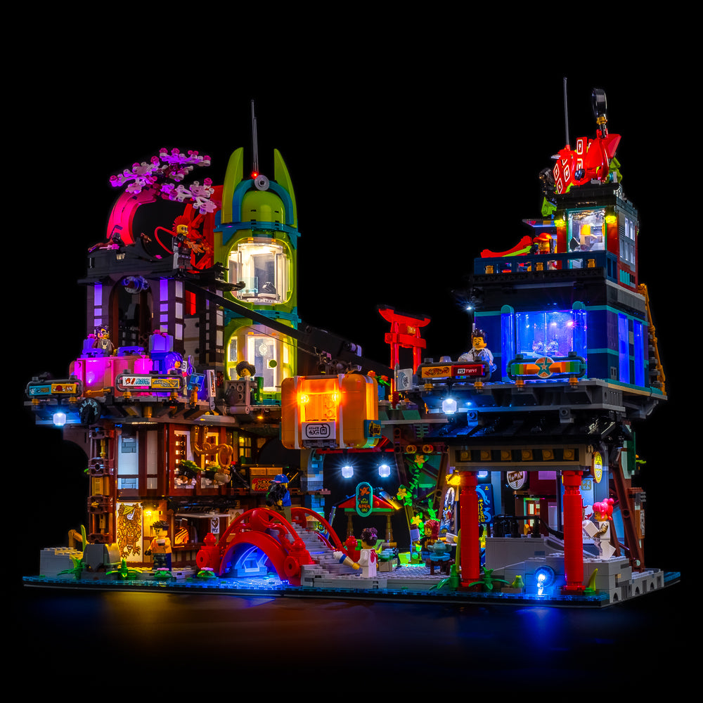 Light my Bricks Sada světel - LEGO Ninjago City Markets 71799