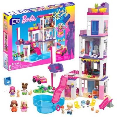 Mega Construx Barbie color reveal dům snů