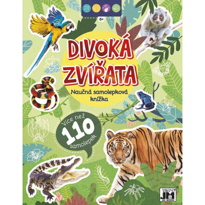 Naučná samolepící knížka/ Divoká zvířata