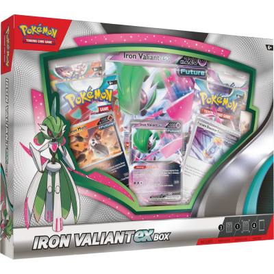 Pokémon TCG: Roaring Moon / Iron Valiant ex Box