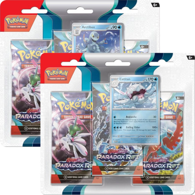 Pokémon TCG: SV04 Paradox Rift - 3 Blister Booster