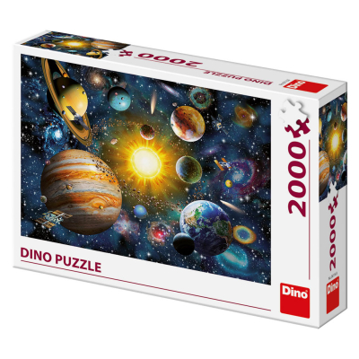 Puzzle 2000 dílků: Sluneční soustava