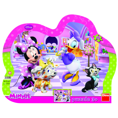 Puzzle 25 dílků kont. Minnie & mazlíčci