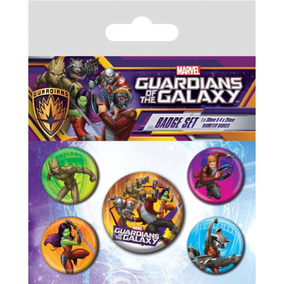 Set odznaků Strážcci Galaxie