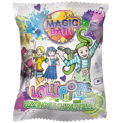 Šumivá tableta Lollipopz - Lime