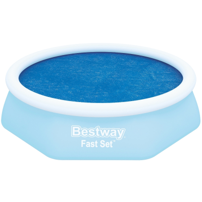 BESTWAY 58060 - Solarní plachta na bazén 210 cm modrá kulatá