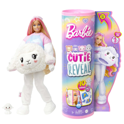 Barbie Cutie Reveal Panenka Ovečka pastelová edice