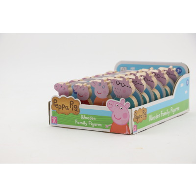 Dřevěné figurky rodiny Prasátko Peppa