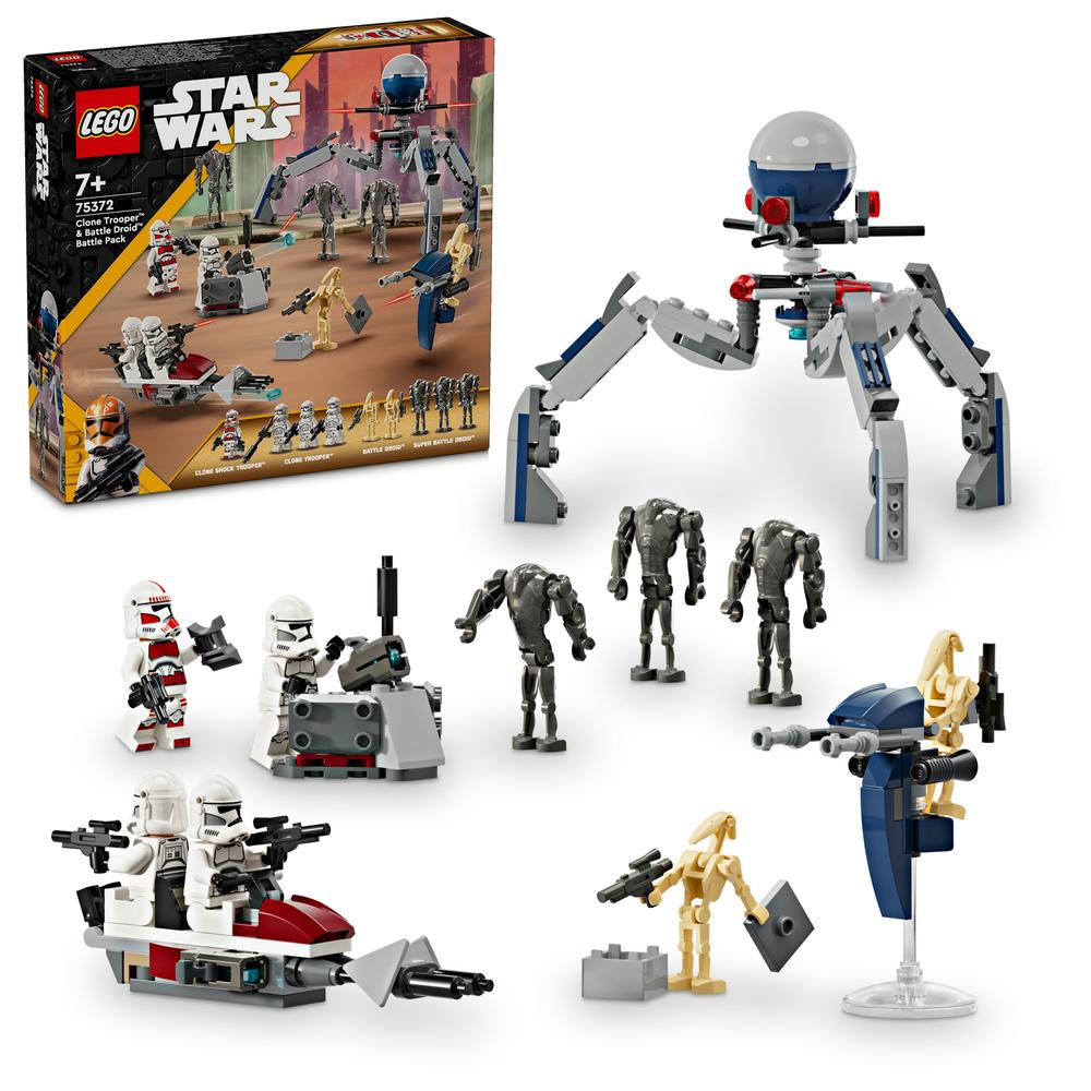 LEGO® Bitevní balíček klonového vojáka a bitevního droida 75372