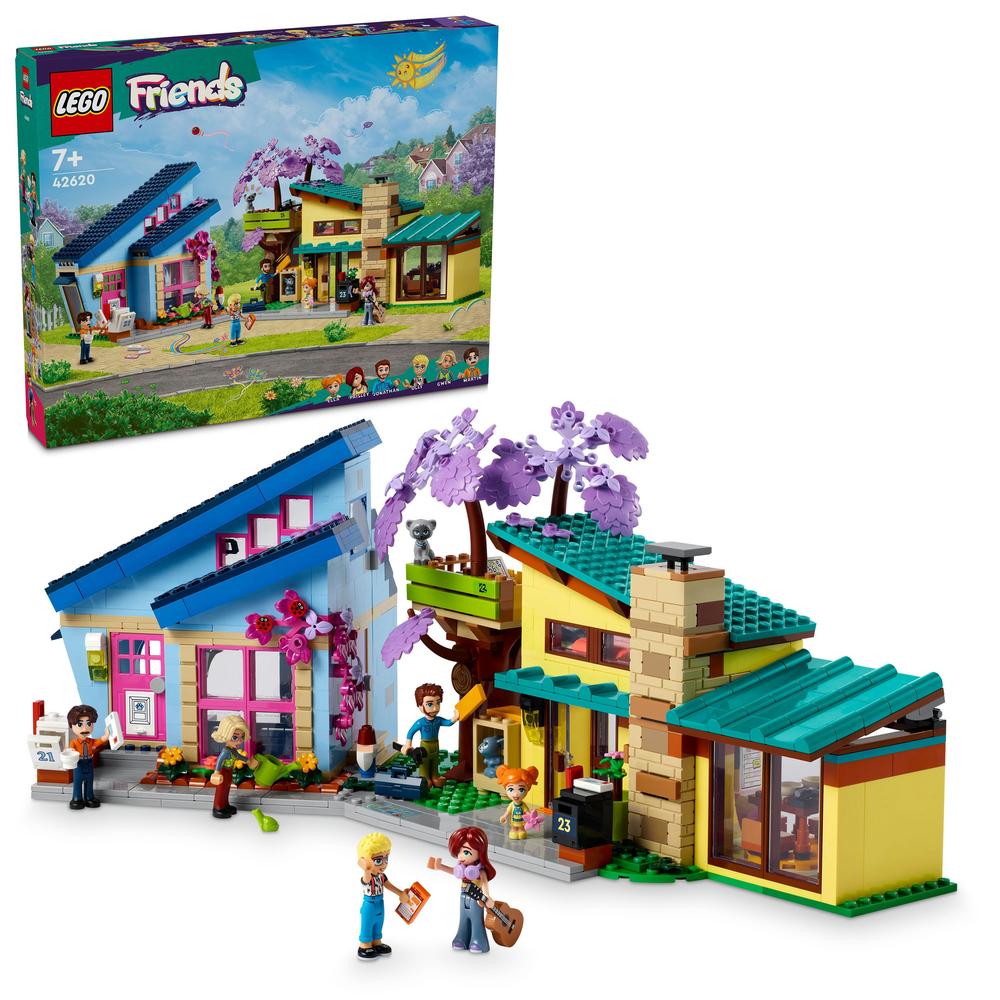 LEGO® Rodinné domy Ollyho a Paisley 42620