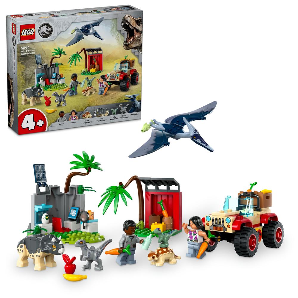 LEGO® Záchranářské středisko pro dinosauří mláďata 76963