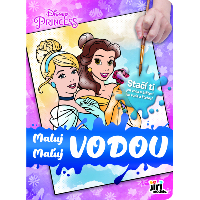 Maluj vodou Disney Princezny