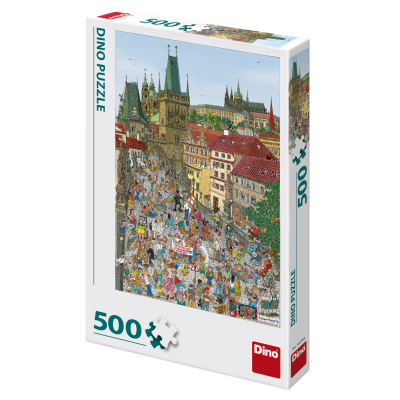 Puzzle Mostecká věž 500