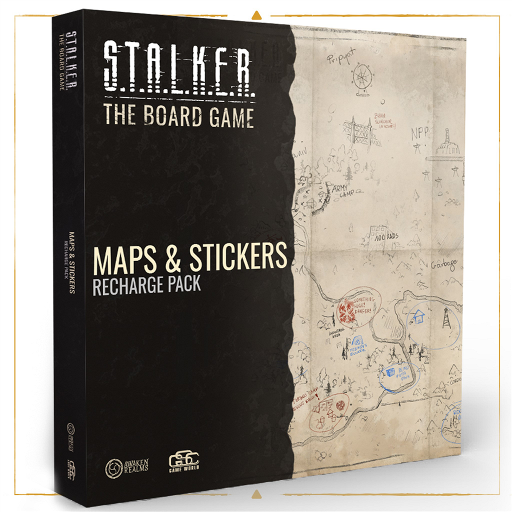 Awaken Realms S.T.A.L.K.E.R. The Board Game - Maps & Stickers Recharge Pack