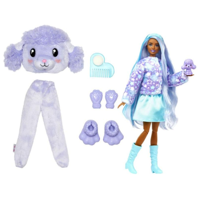 Barbie cutie reveal Barbie Pejsek pastelová edice
