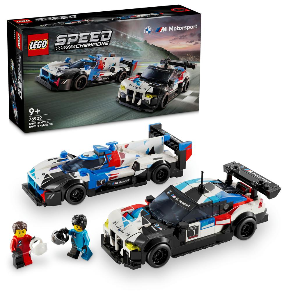 LEGO® Závodní auta BMW M4 GT3 a BMW M Hybrid V8 76922