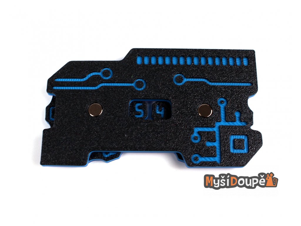 Myší Doupě Počítadlo bodů - dvojciferné "scifi" Barva: Modrá