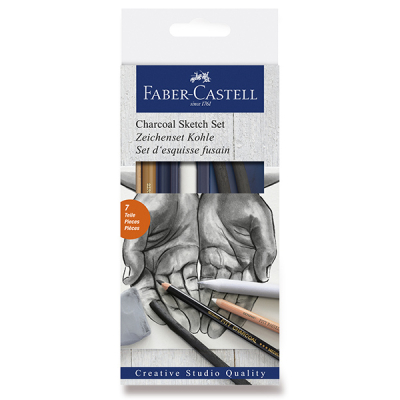 Pitt pastel F-C Charcoal sketch