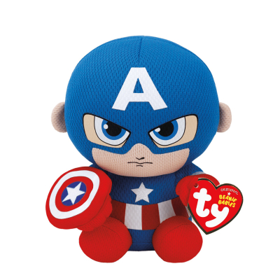 Beanie Babies Marvel Captain America