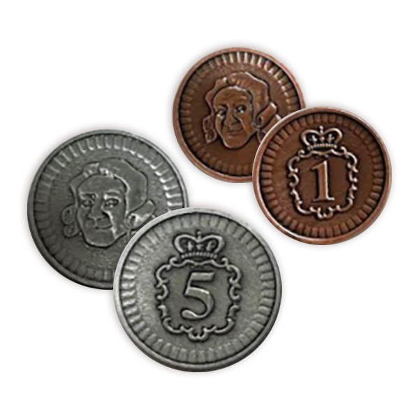 Cranio Creations Newton - Kovové mince (Newton - Metal coins set)