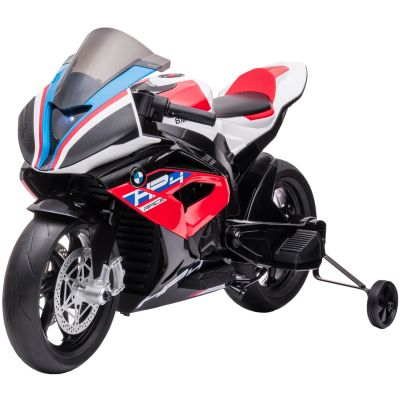 Dětská elektrická motorka BMW HP4 červená