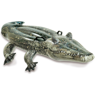INTEX 57551NP Vozítko do vody realistický krokodýl 170x86cm