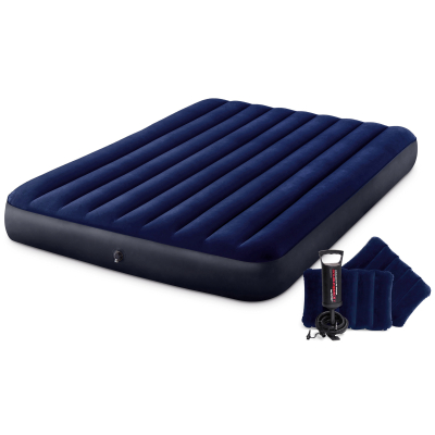 INTEX 64765 Nafukovací postel Standard Queen s ruční pumpou