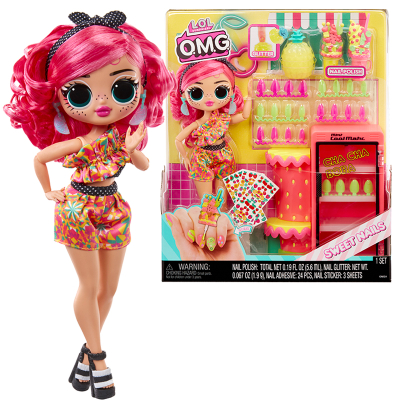 L.O.L. Surprise! OMG Nehtové studio s panenkou - Pinky Pops Fruit Shop