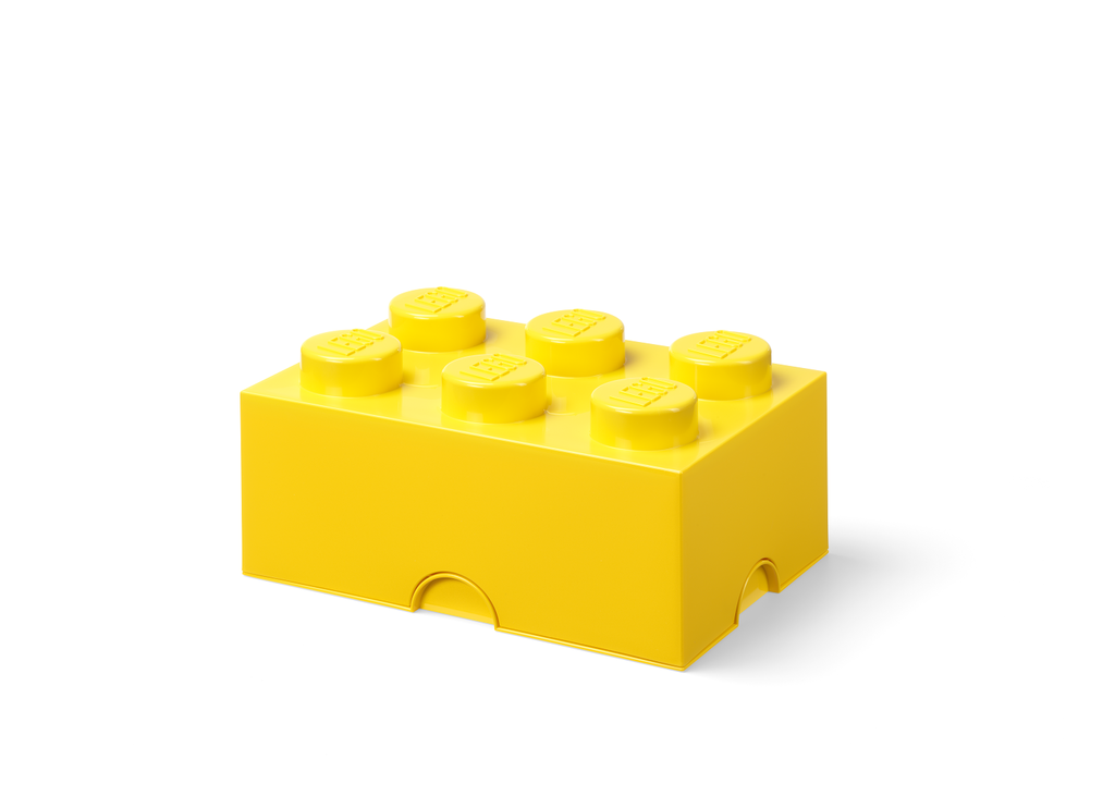 LEGO Storage LEGO úložný box 6 Barva: Žlutá (6 Knobs)