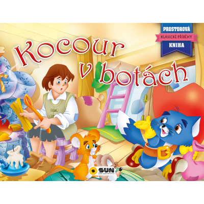 Prostorová kniha - kocour v botách