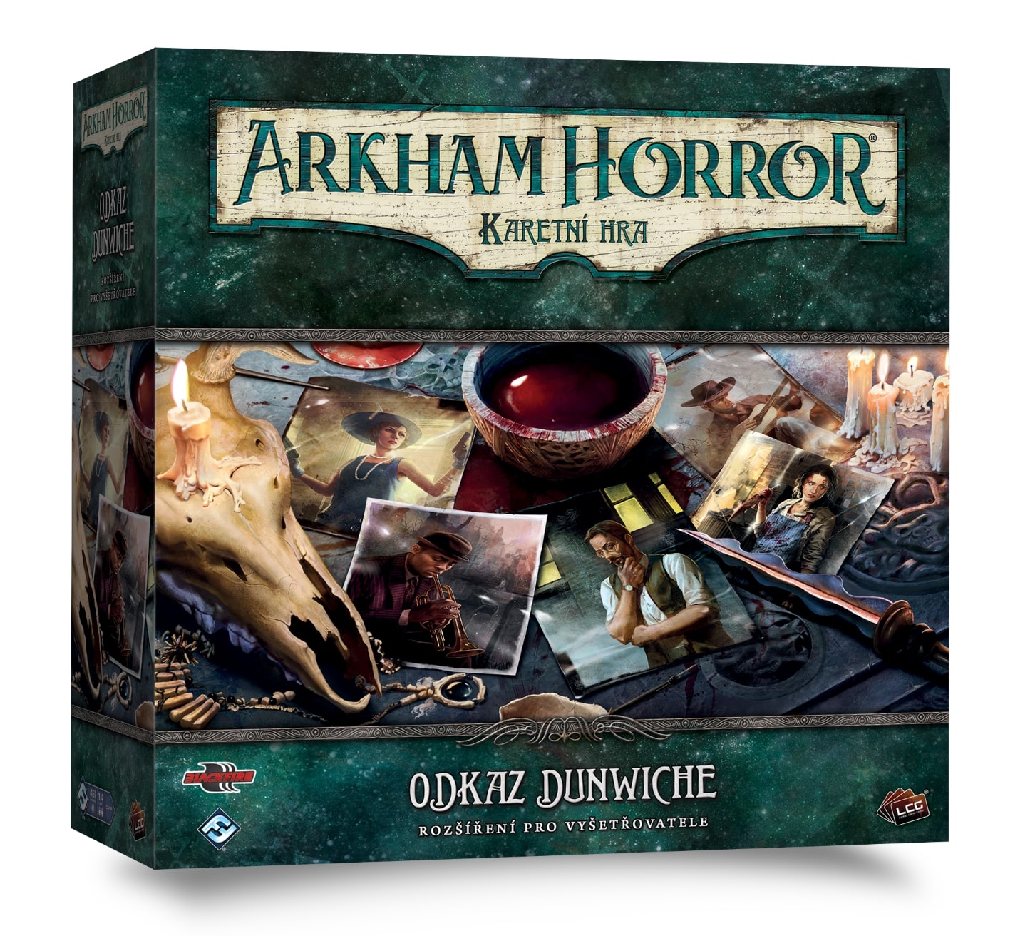 Blackfire CZ Arkham Horror: Karetní hra - Odkaz Dunwiche (rozšíření pro vyšetřovatele)