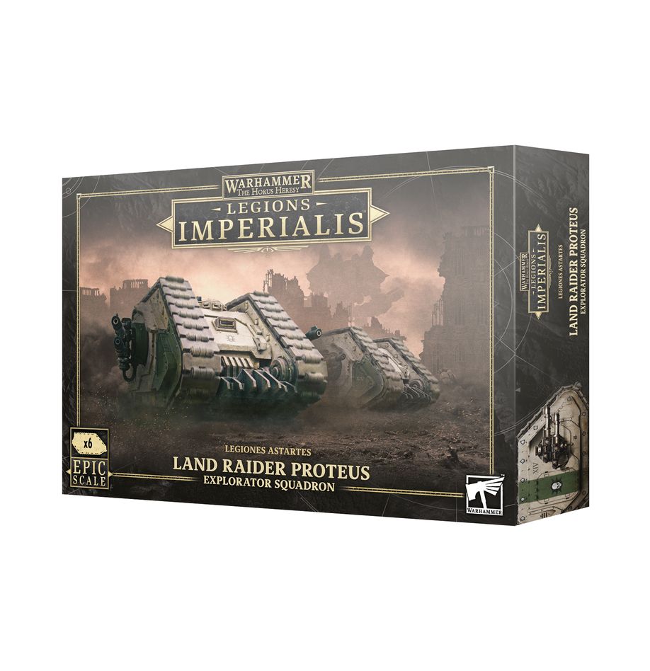 Games Workshop Legions Imperialis: Land Raider Proteus Explorator Squadron (Horus Heresy)