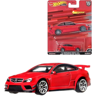 Hot Wheels PRÉMIOVÉ AUTO - 12 Mercedes Benz C63 AMG Couple Black Series