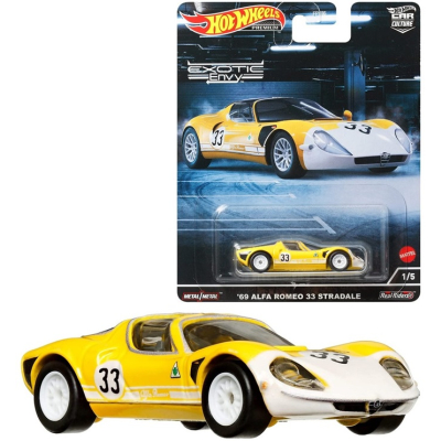 Hot Wheels PRÉMIOVÉ AUTO - 69 Alfa Romeo 33 Stradale