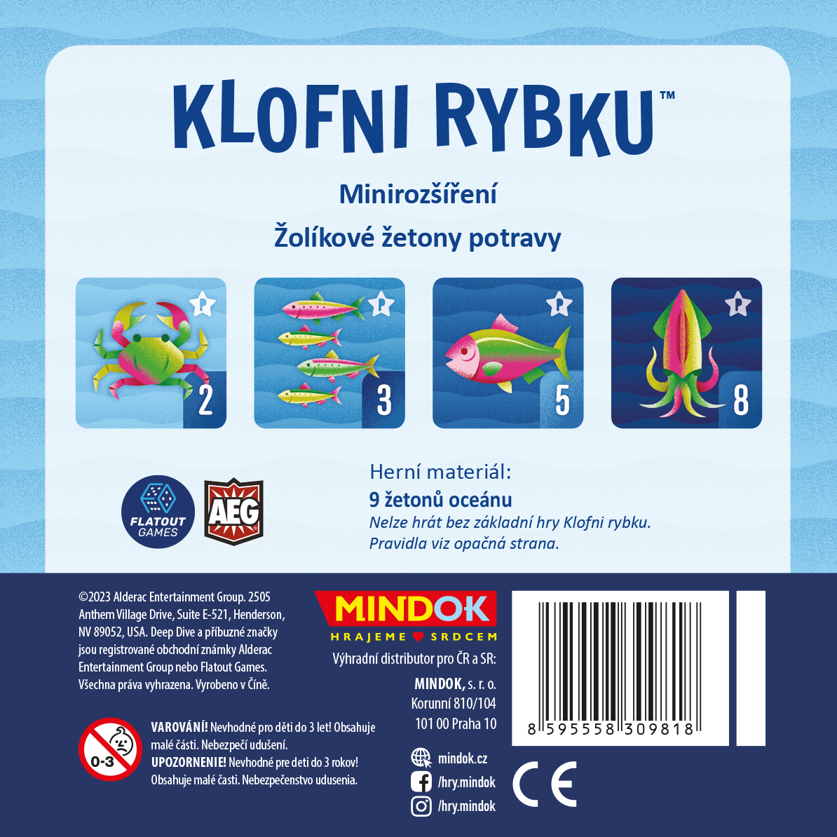 Mindok Klofni rybku - promo žetony (Deep Dive)