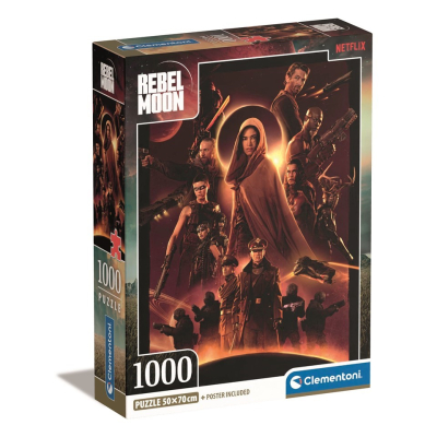 Clementoni - Puzzle 1000 Netflix rebel moon - Compact