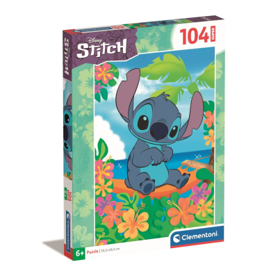 Clementoni - Puzzle 104 super Disney Stitch