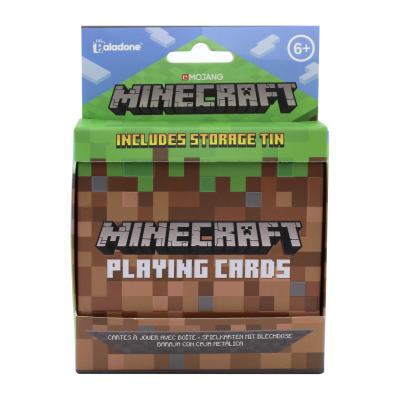 EPEE merch - Hrací žolíkové karty v plechové krabičce Minecraft