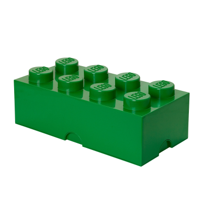 LEGO úložný box 250 x 500 x 180 mm - tmavě zelená