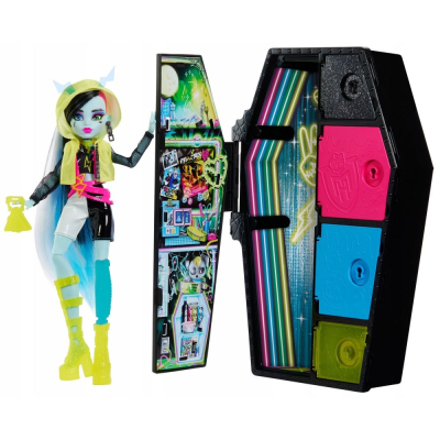 Monster High Skullmate secrets panenka neon - Frankie