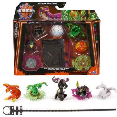 Bakugan 5 balení speciální útok trox s6 solid
