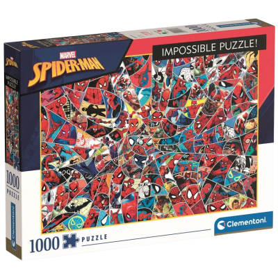 Clementoni - Puzzle 1000 Impossible: Spider-Man