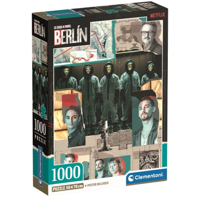 Clementoni - Puzzle 1000 La Casa De Papel Berlin - Jdeme do akce