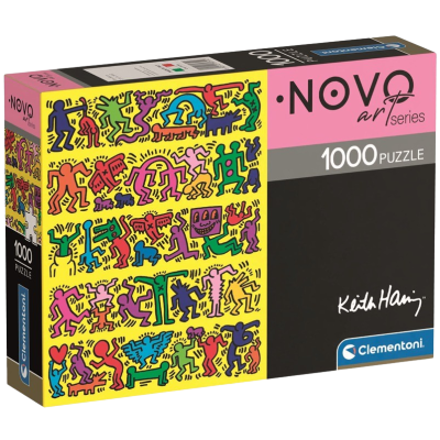 Clementoni - Puzzle 1000 Novo Art Series: Keith Haring 1