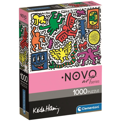 Clementoni - Puzzle 1000 Novo Art Series: Keith Haring 2