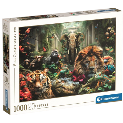 Clementoni - Puzzle 1000 Tajuplná džungle