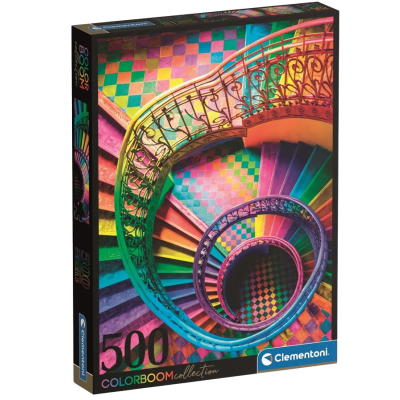 Clementoni - Puzzle 500 ColorBoom: Schodiště