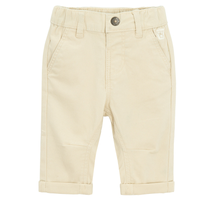 Dětské kalhoty -béžová - 80 BEIGE
