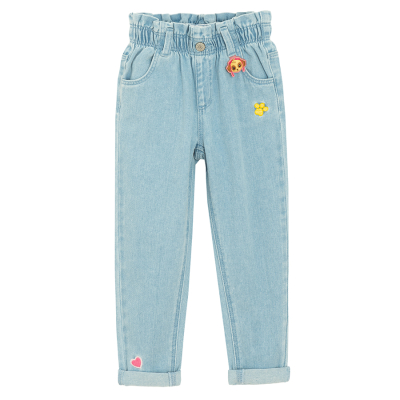 Džínové kalhoty Tlapková Patrola -modré - 92 DENIM